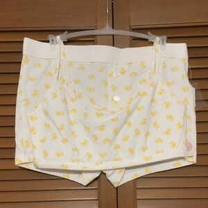 NWT Weekend Edition Rubber Ducky Bralette and Panty/Shorts Large L